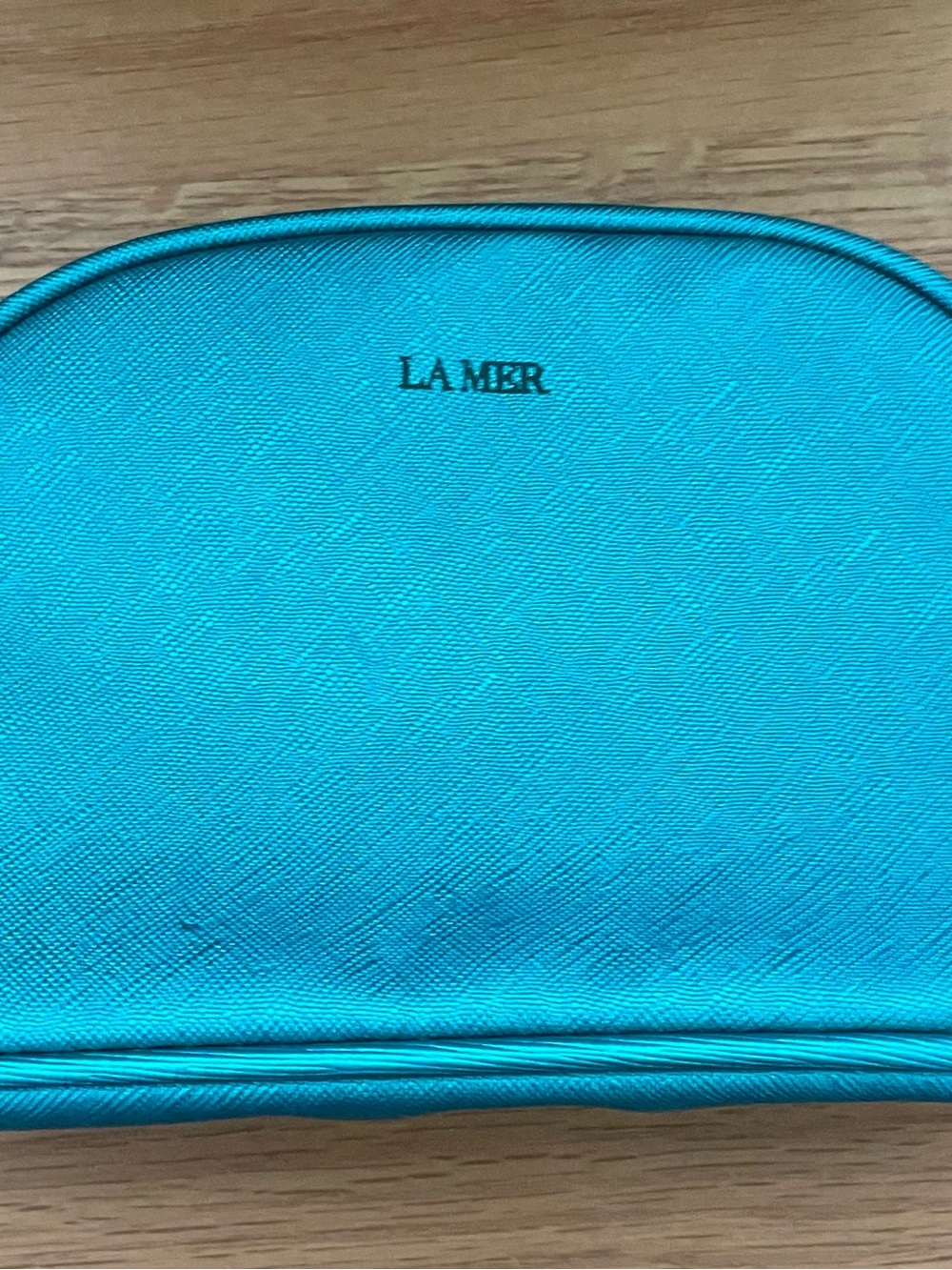 La Mer Turquoise Makeup Organizer Pouch